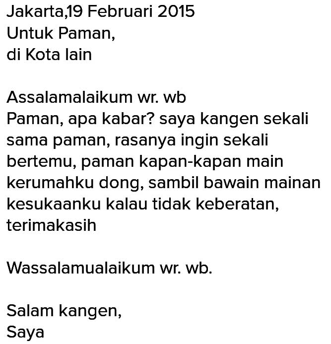 8. Contoh Surat Untuk Sahaba Dalam Bahasa Jawa