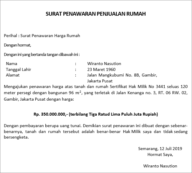 7. Contoh Surat Penawaran Buku Sekolah