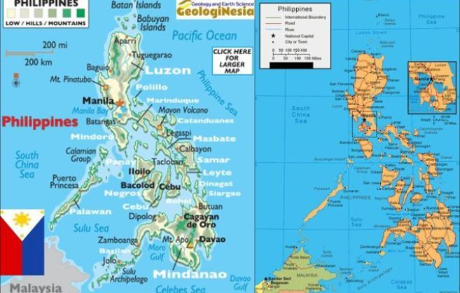 Geografi Kepulauan Filipina