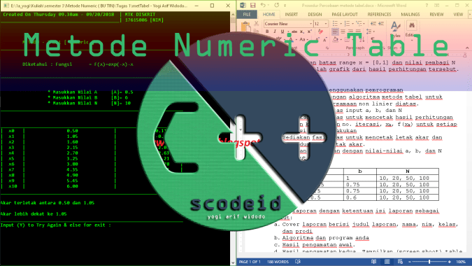 Kesimpulan Metode Numerik