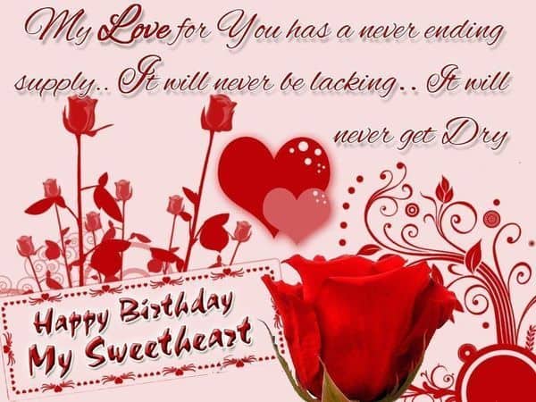 1. You Are My Love And My Life. I Wish You With All My Heart All The Best. Happy Birthday To You, My Love. Hugs And Kisses.