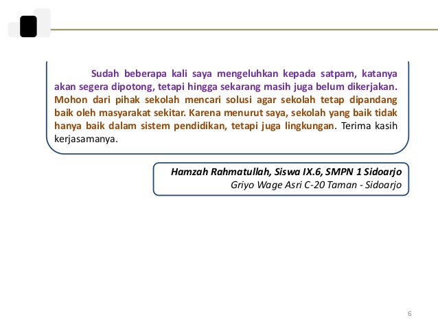 6. Contoh Surat Pembaca Tentang Toilet Sekolah