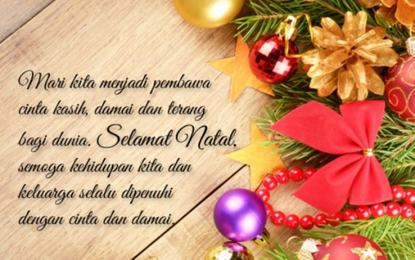 Berbagai Ucapan Selamat Natal