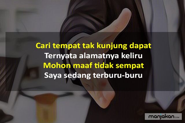 Pantun Menolak Perkenalan