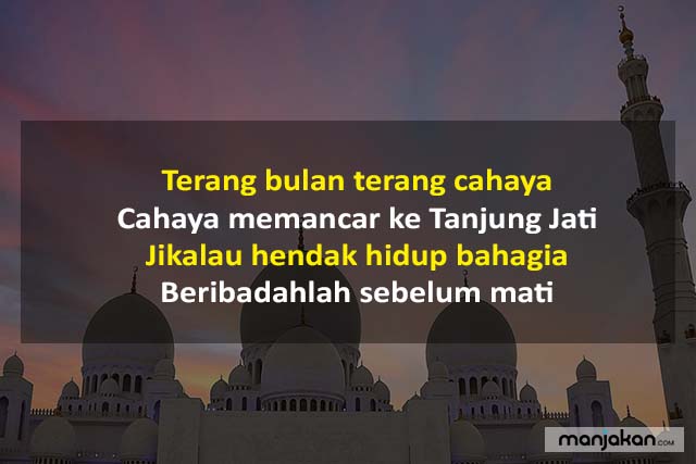 Contoh Pantun Agama Tentang Ajakan Beribadah