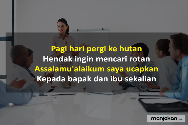 Pantun Saat Harus Presentasi Dadakan