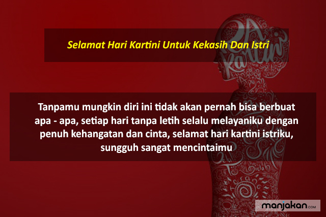 Selamat Hari Kartini Untuk Kekasih Dan Istri