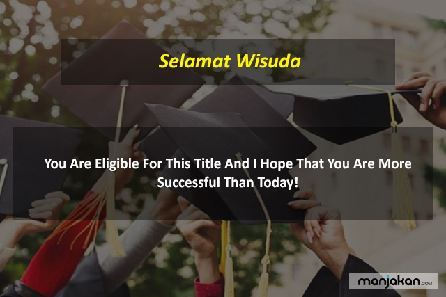 Selamat Wisuda