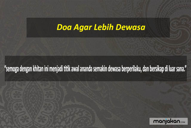 Doa Agar Lebih Dewasa