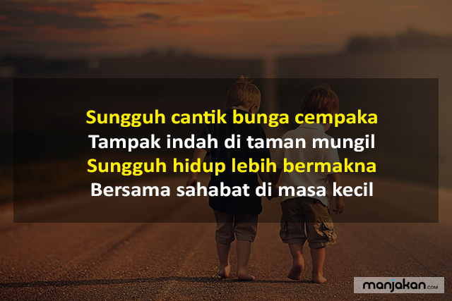 Pantun Bersama Sahabat Masa Kecil