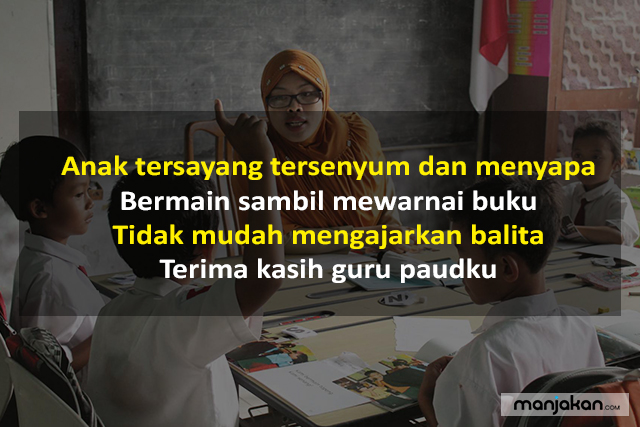 Pantun Untuk Guru Paud