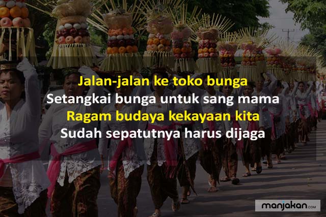 Pantun Adat Istiadat Agar Lestari