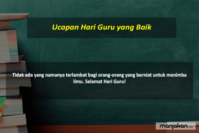 Ucapan Hari Guru Yang Baik