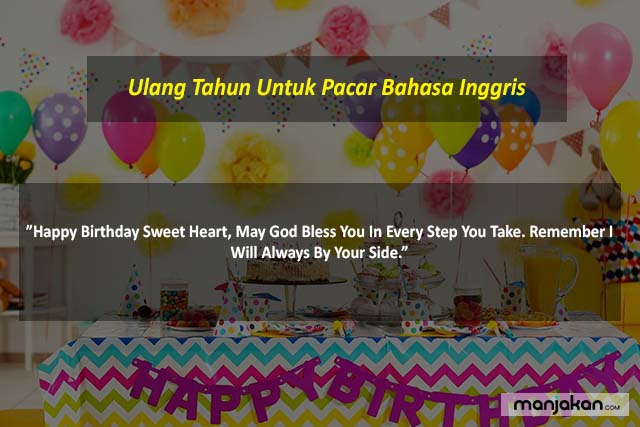 Ulang Tahun Untuk Pacar Bahasa Inggris