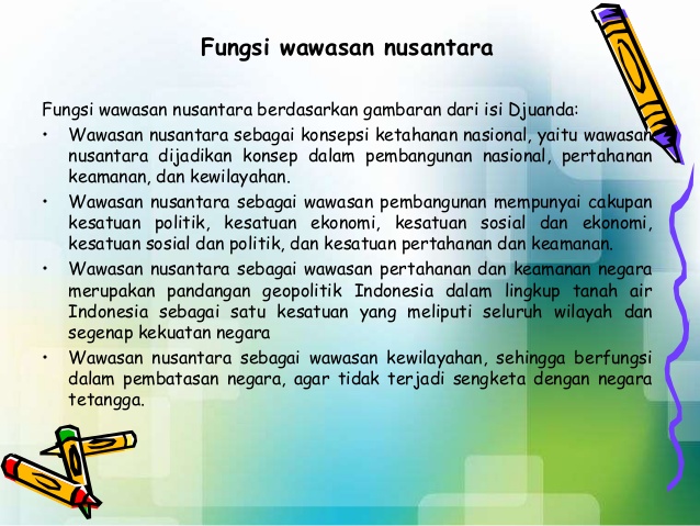 Fungsi Wawasan Nusantara