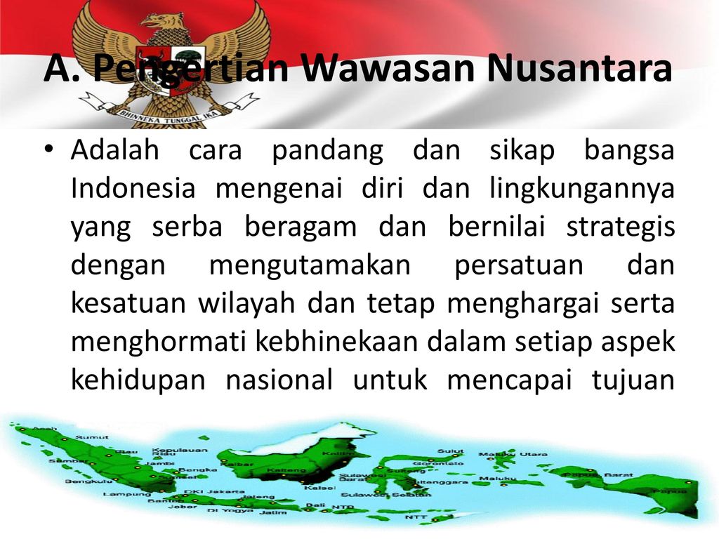 Pengertian Wawasan Nusantara