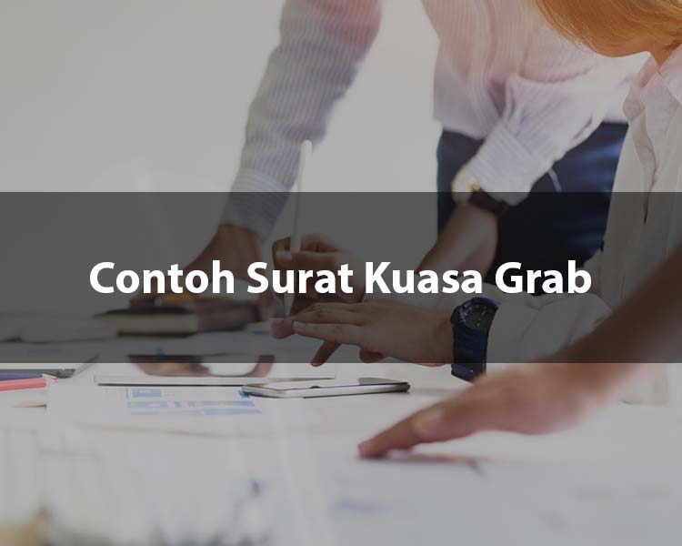 Contoh Surat Kuasa Grab