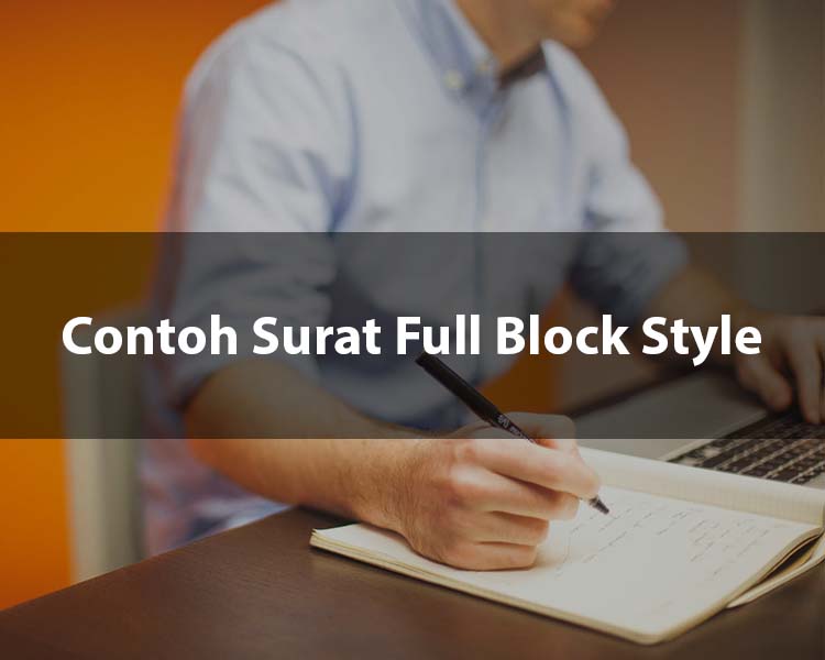 Contoh Surat Full Block Style