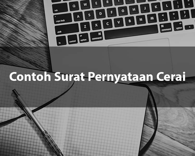 Contoh Surat Pernyataan Cerai