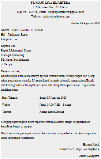 Surat Resmi