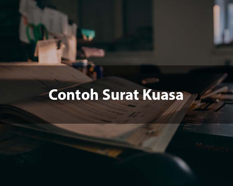 Contoh Surat Kuasa