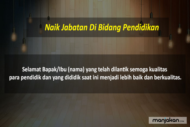 20+ Ucapan Selamat Atas Jabatan Baru Sebagai Inspiransi Dan Motivasi