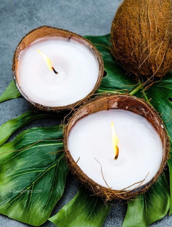 Lilin Batok Kelapa Yang Unik