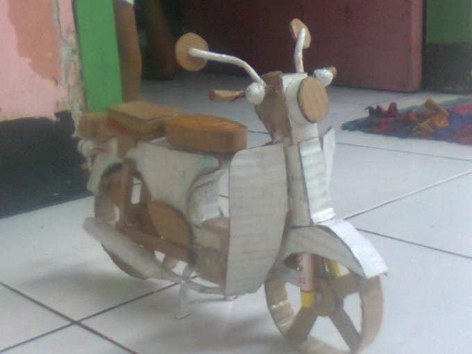 Motor Motoran Dari Kardus