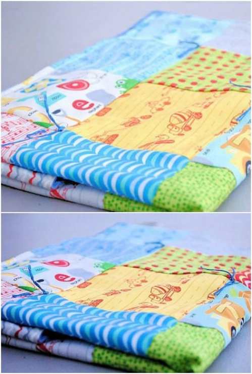 Selimut Bayi Dari Kain Flanel